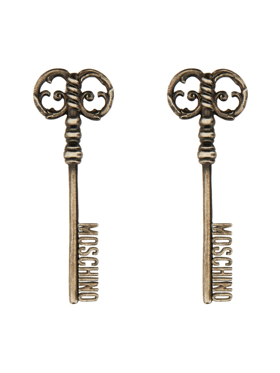 Moschino Earrings - Silver | Wanan Luxury