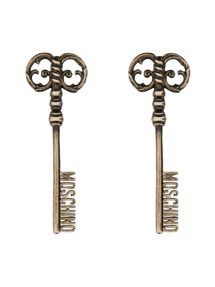 Moschino Earrings - Silver | Wanan Luxury