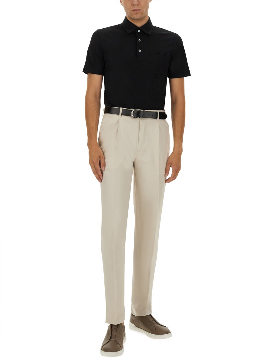 Zegna Polo - Black | b12d563342903618f1962cb226200bad082dc28a
