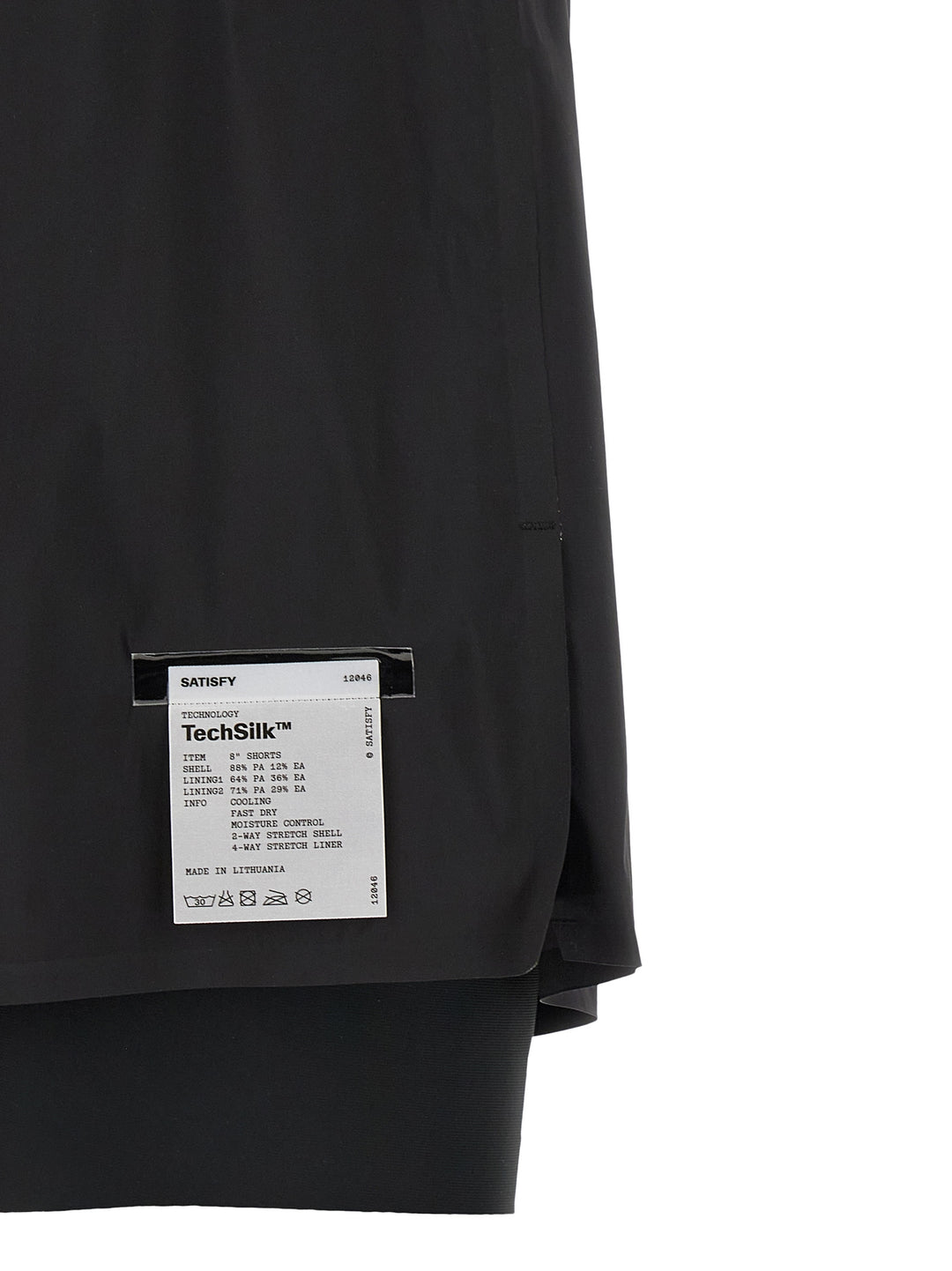Satisfy Techsilk™ Bermuda and Short - Black | 5f070eec81f0a64447a9c5d01fde844654a09c5b