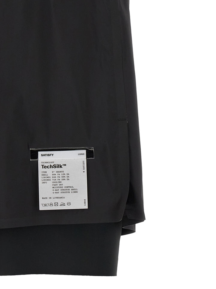 Satisfy Techsilk™ Bermuda and Short - Black | 5f070eec81f0a64447a9c5d01fde844654a09c5b