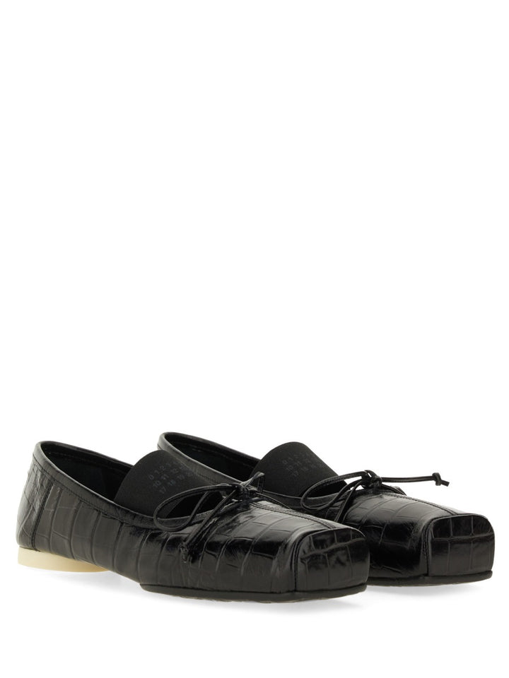 MM6 Maison Margiela Flat Shoes - Black | Wanan Luxury