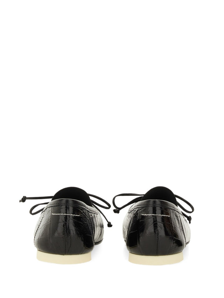 MM6 Maison Margiela Flat Shoes - Black | Wanan Luxury