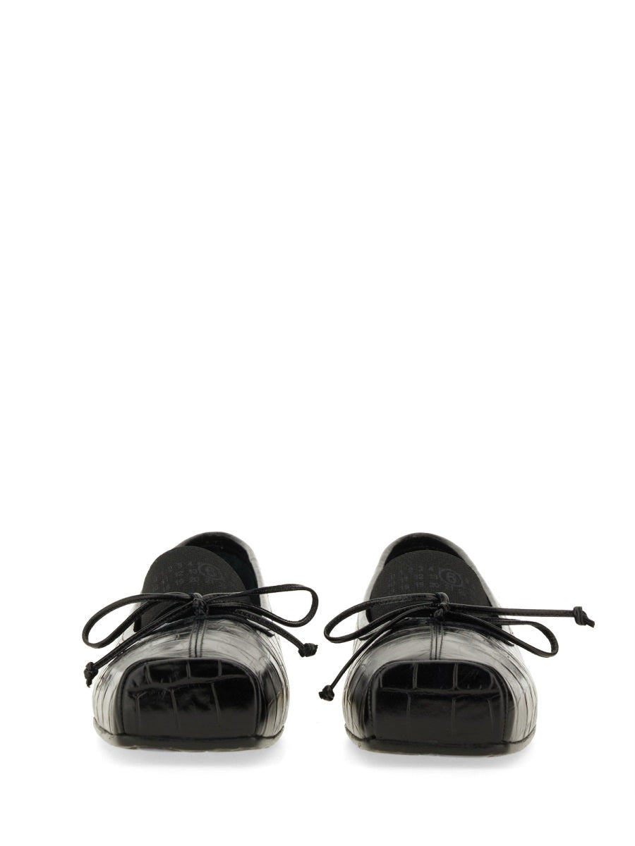 MM6 Maison Margiela Flat Shoes - Black | Wanan Luxury