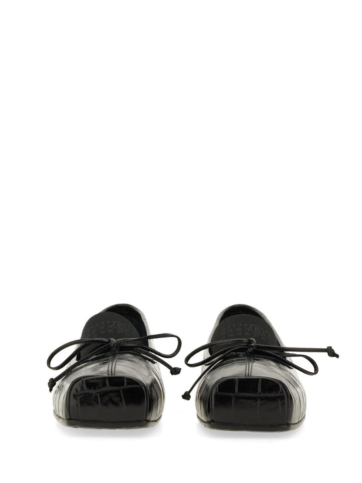 MM6 Maison Margiela Flat Shoes - Black | Wanan Luxury