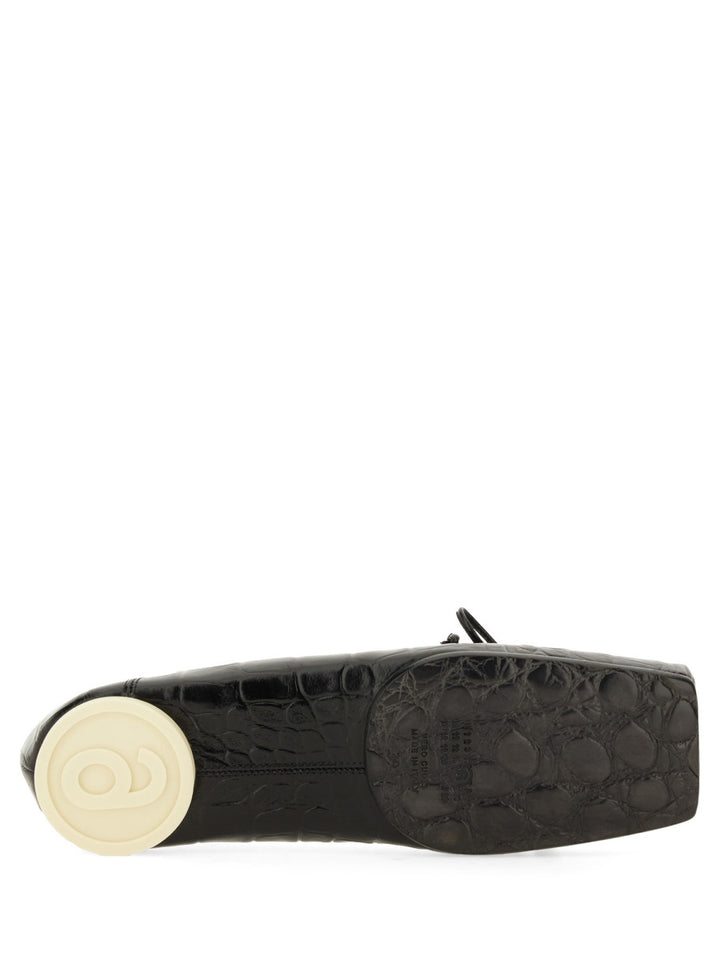 MM6 Maison Margiela Flat Shoes - Black | Wanan Luxury