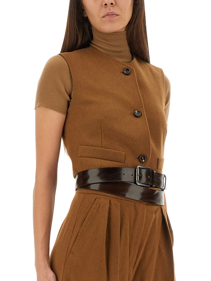 Max Mara Gilet - Beige | Wanan Luxury