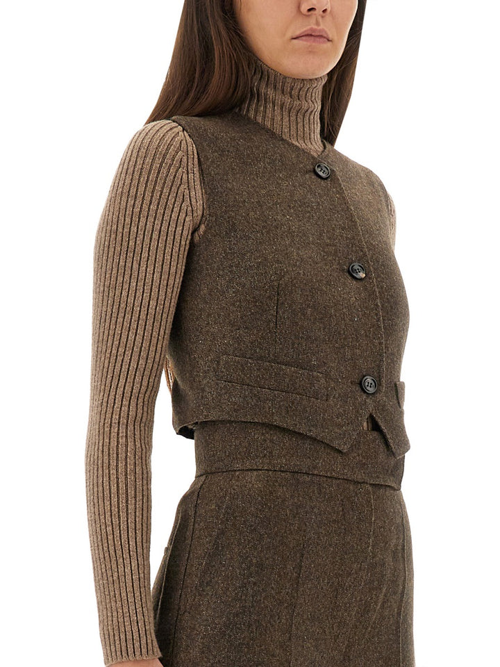 Max Mara Gilet - Brown | Wanan Luxury