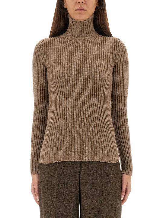 Ribbed Turtleneck Sweater