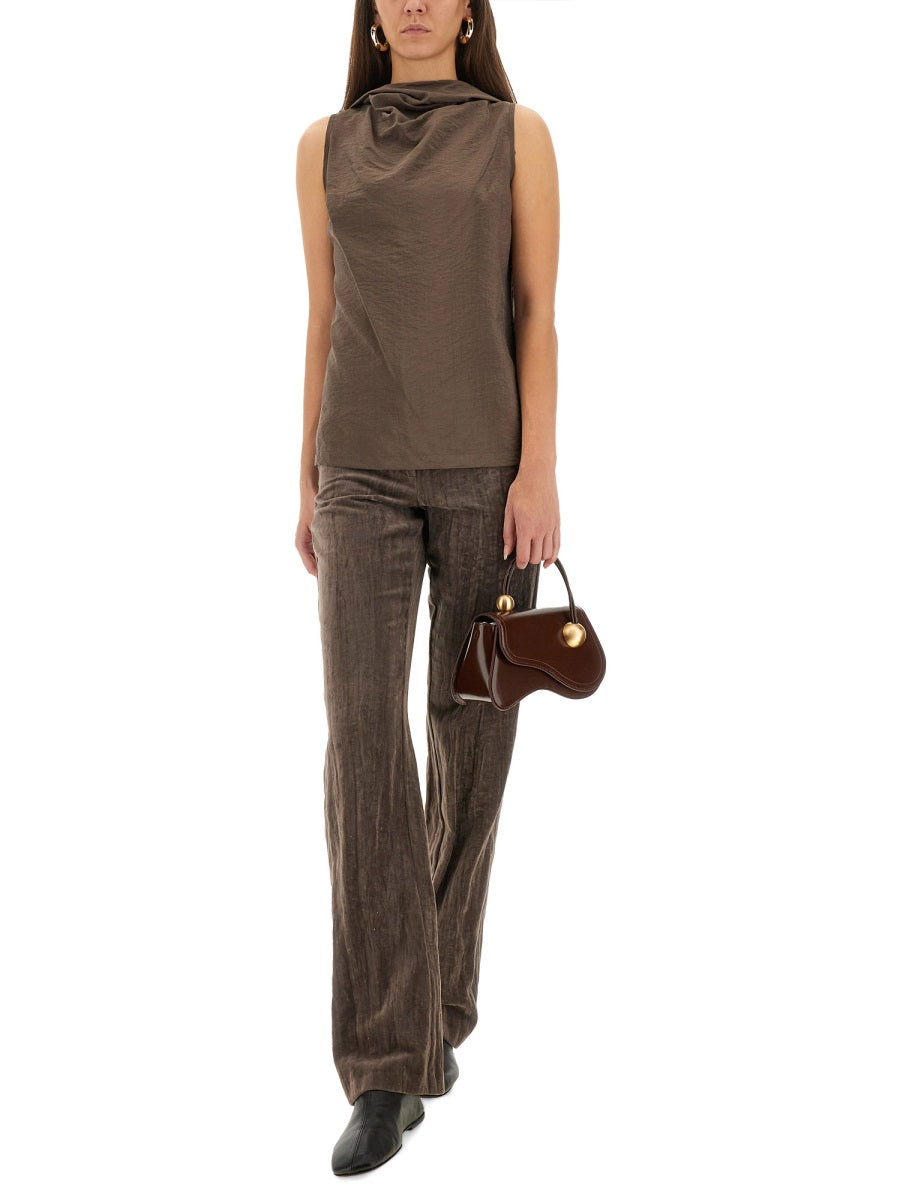 Alysi Tops - Brown | Wanan Luxury