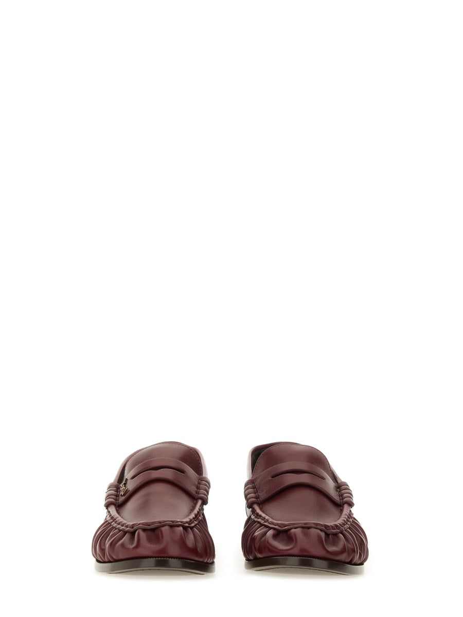 Saint Laurent Loafers - Burgundy | Wanan Luxury