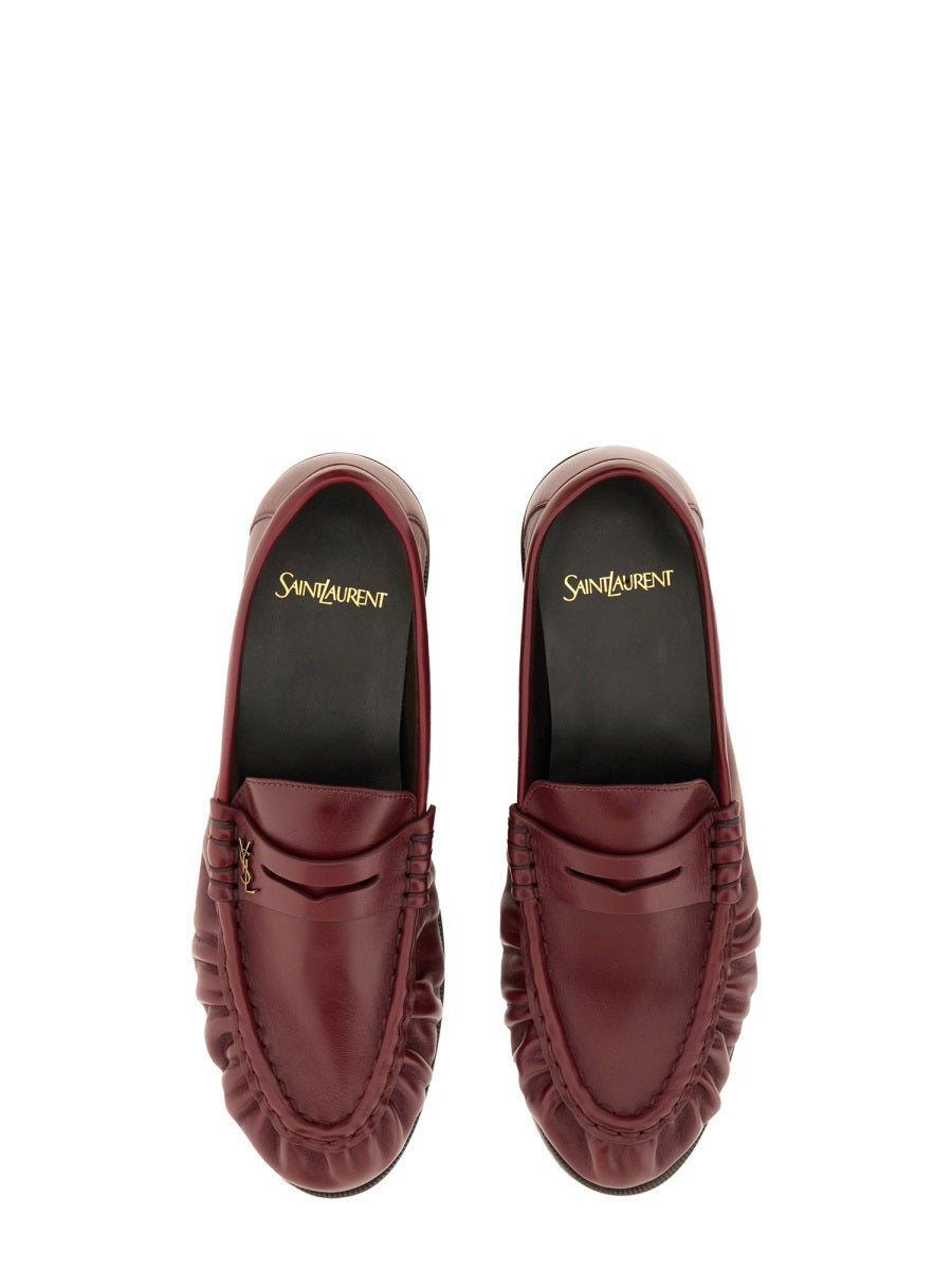 Saint Laurent Loafers - Burgundy | Wanan Luxury