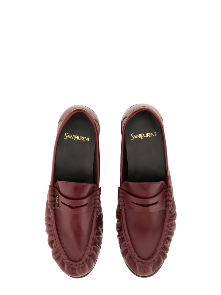 Saint Laurent Loafers - Burgundy | Wanan Luxury