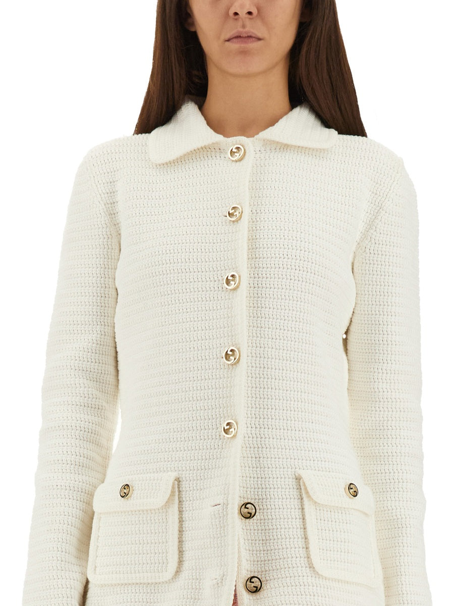 Gucci Sweaters - White | 33b977b1a31d6c822687f424a9c53f136a8d58ff