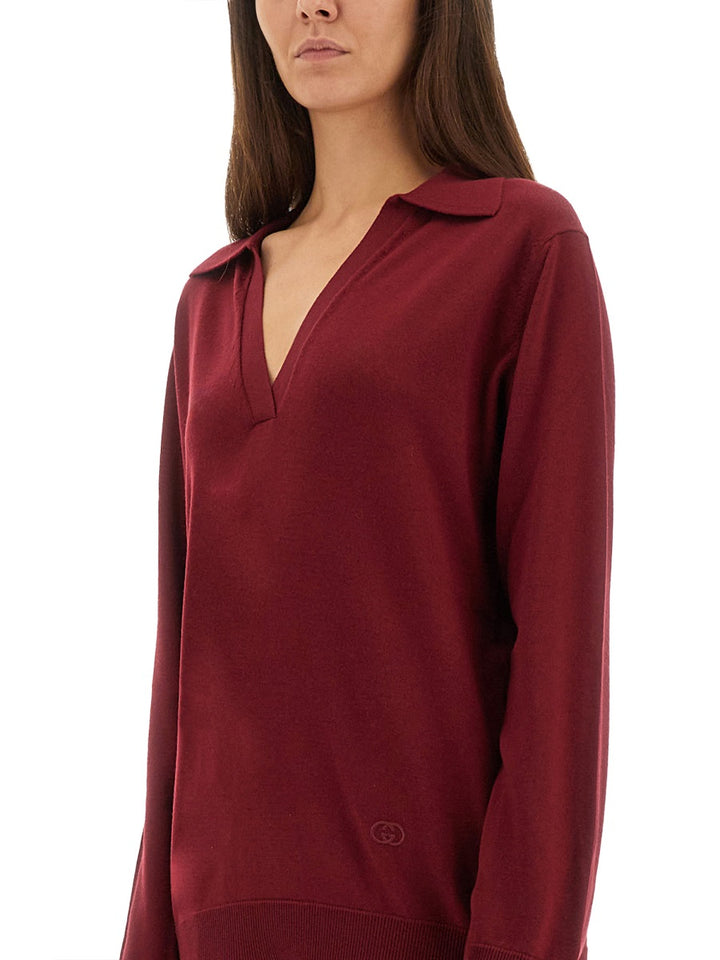 Gucci Polo - Burgundy | Wanan Luxury