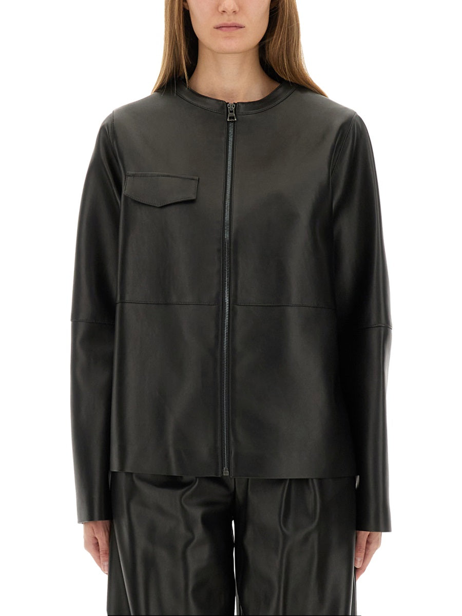 ZONA20 MILANO Leather Jackets - Black | Wanan Luxury