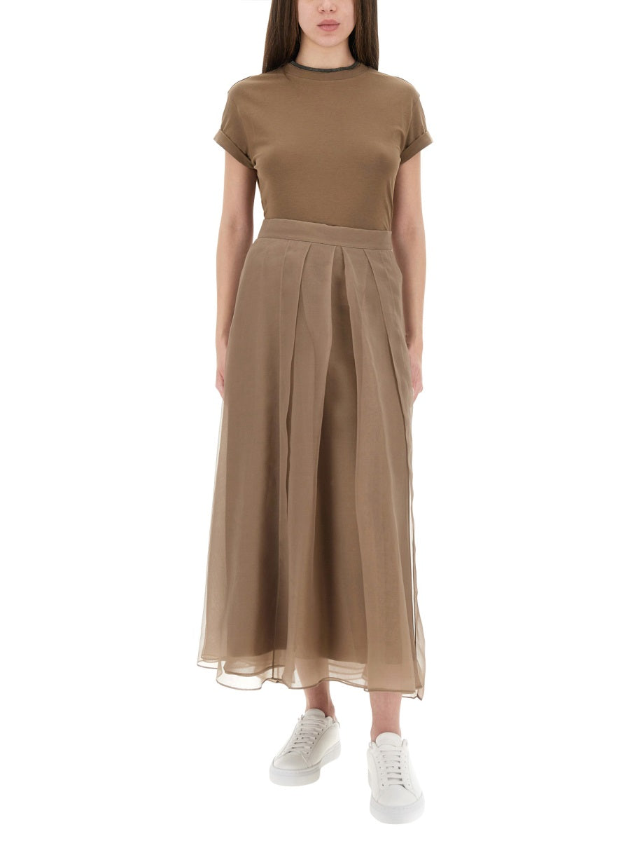 Brunello Cucinelli T shirts - Brown | Wanan Luxury