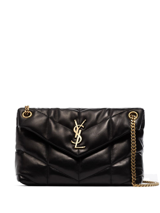 Small Loulou Puffer Bag In Nappa Leather