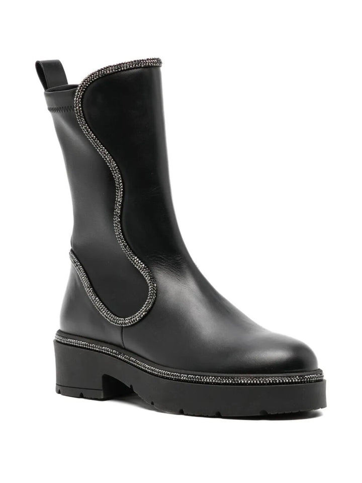 Rene Caovilla Boots - Black | f173bef488473fa877c18bfb2d8998b91090f0ce