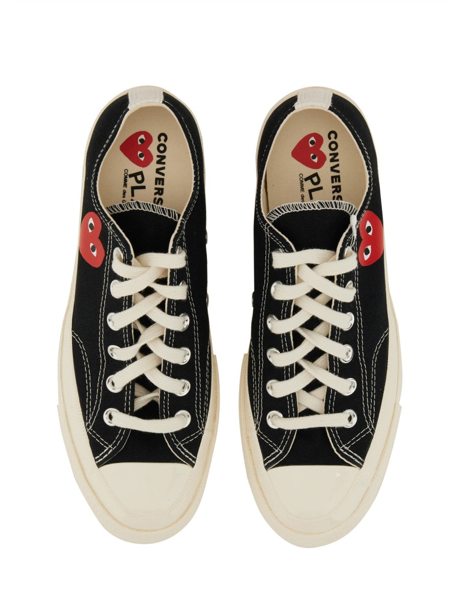 Comme Des GarçOn Play X Converse Sneakers - Black | c8be9ba0bf093a7a7ed7829d7f35d5ec5a4deb40