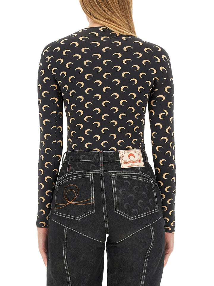 Marine Serre Tops - Black | Wanan Luxury