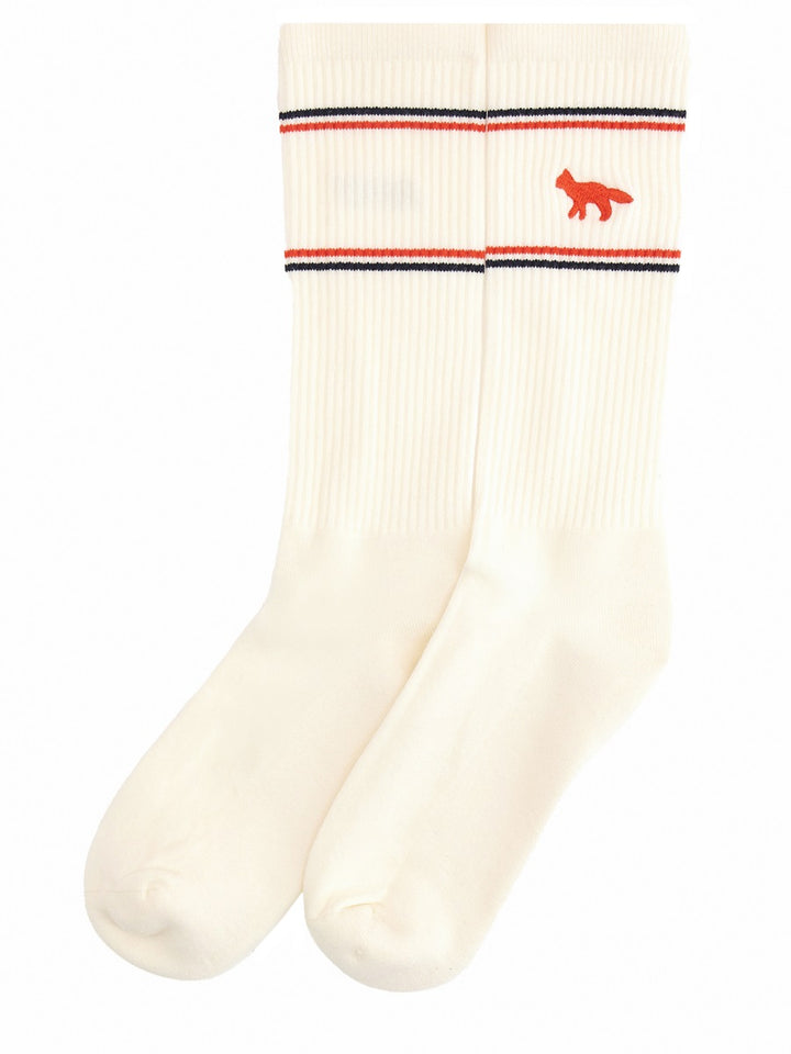 AUTRY X MAISON KITSUNÉ Socks - White | Wanan Luxury