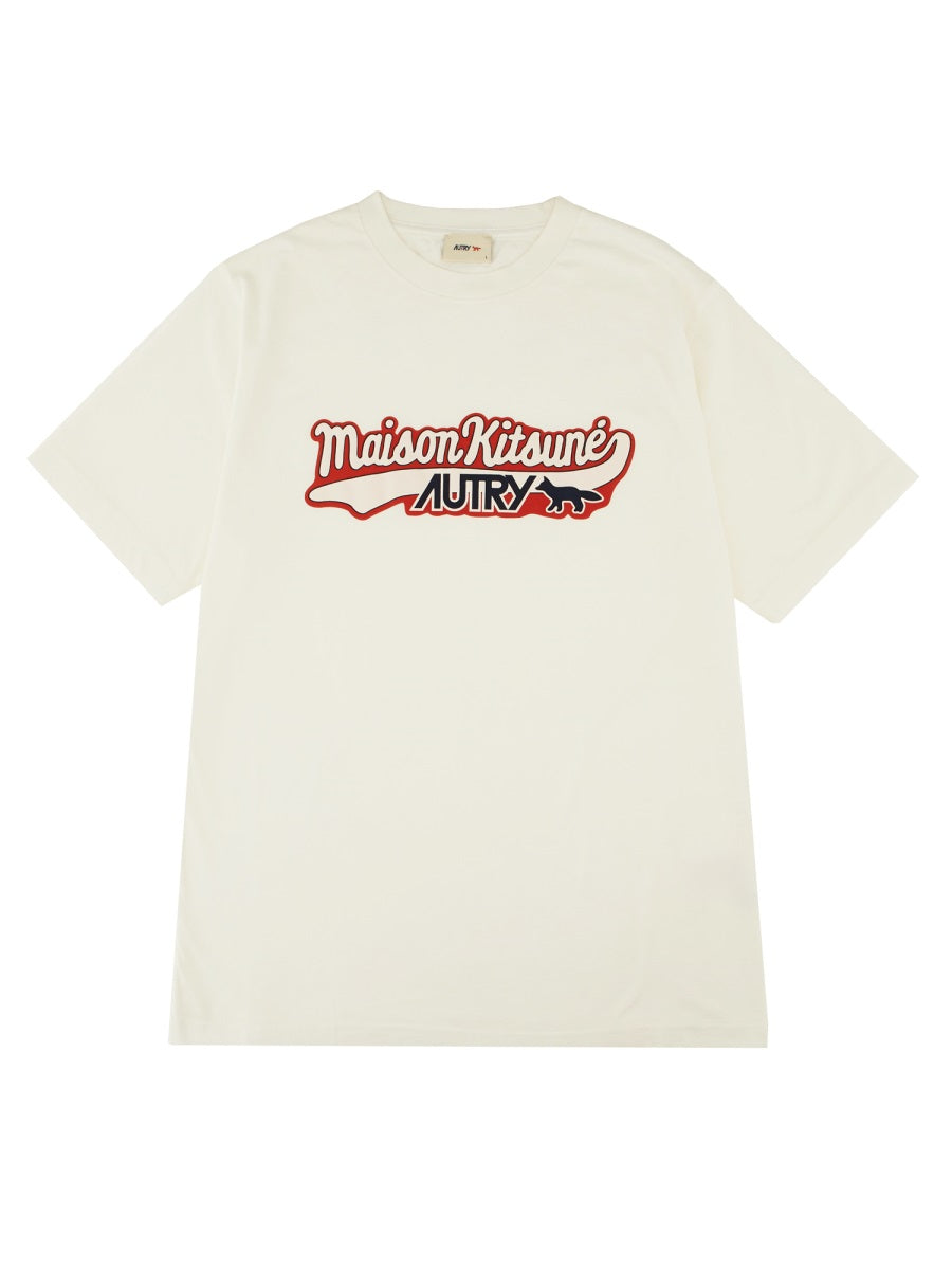 AUTRY X MAISON KITSUNÉ T shirts - White | Wanan Luxury