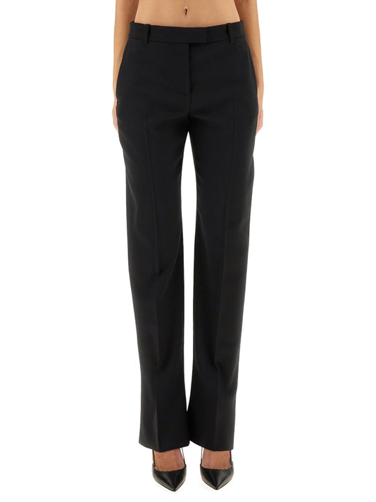 Wool Gabardine Tailored Pants