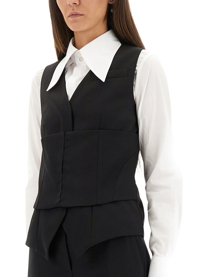 Alexander McQueen Gilet - Black | Wanan Luxury