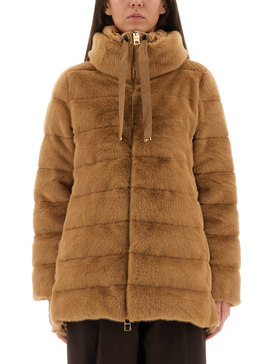 Eco Fur Down Jacket