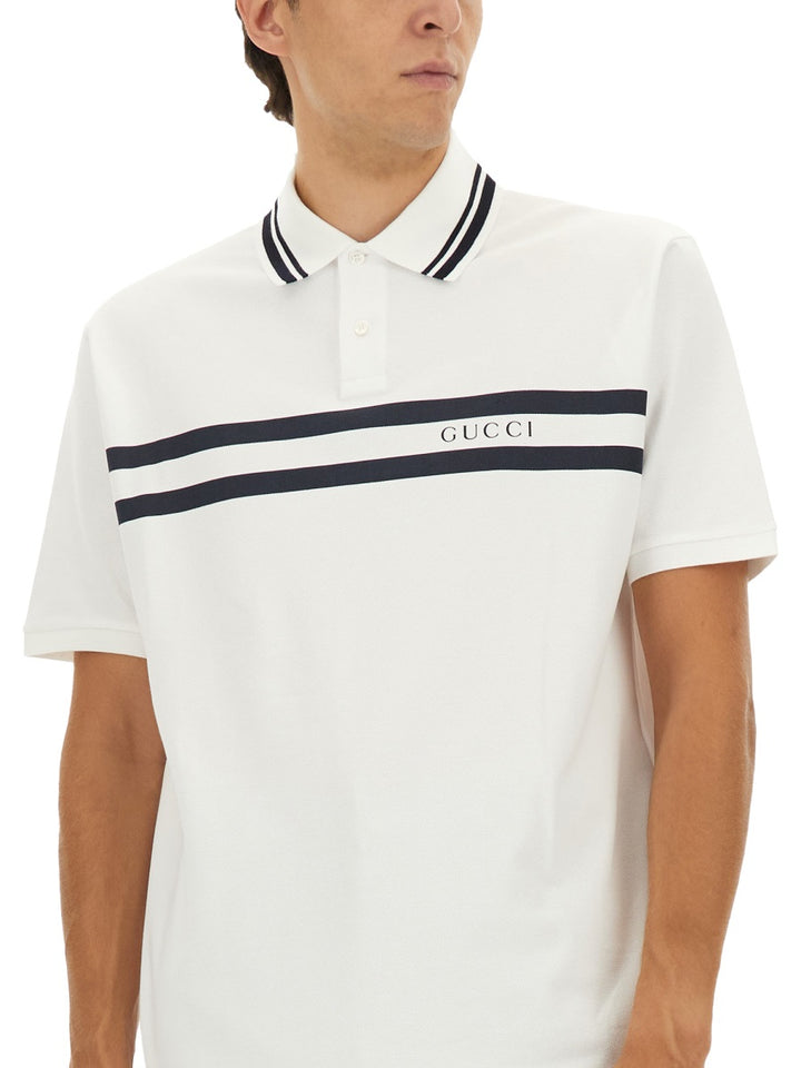 Gucci Polo - White | Wanan Luxury