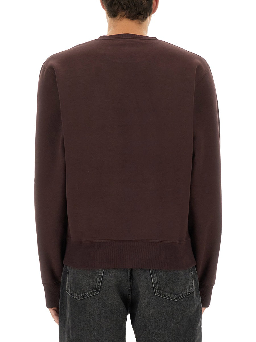 Saint Laurent Sweatshirts - Burgundy | Wanan Luxury