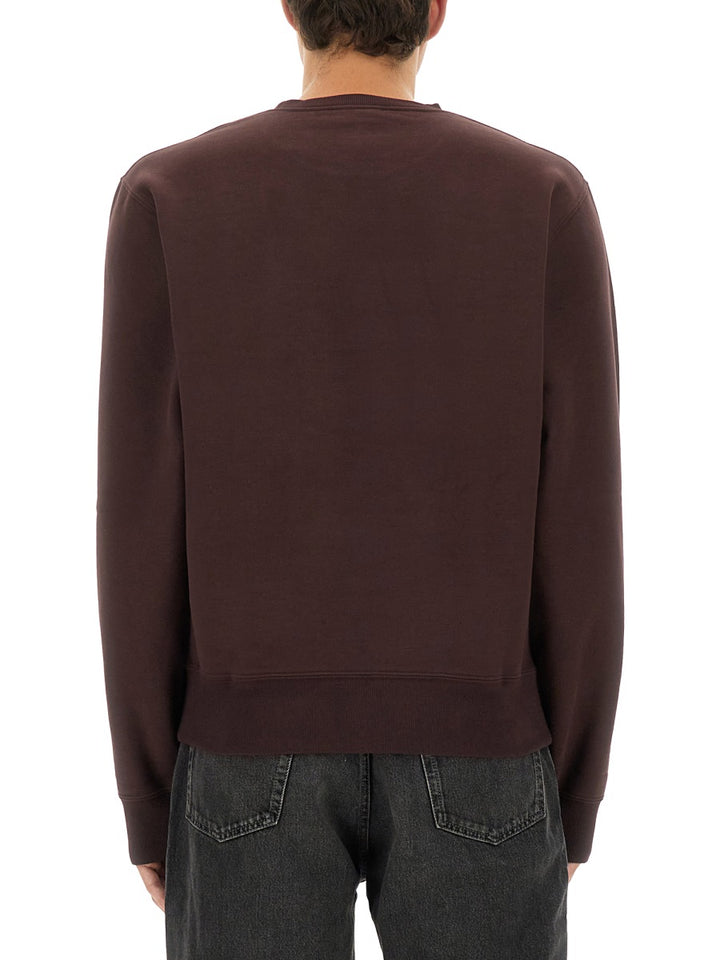 Saint Laurent Sweatshirts - Burgundy | Wanan Luxury