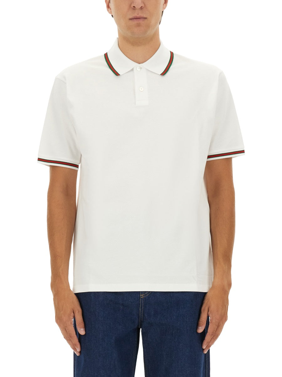 Gucci Polo - White | Wanan Luxury