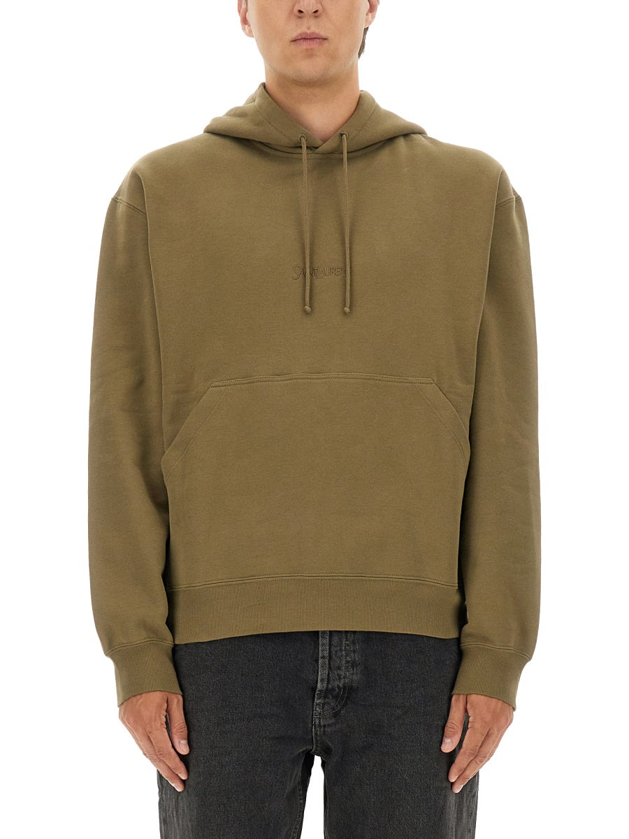 Saint Laurent Sweatshirts - Green | Wanan Luxury