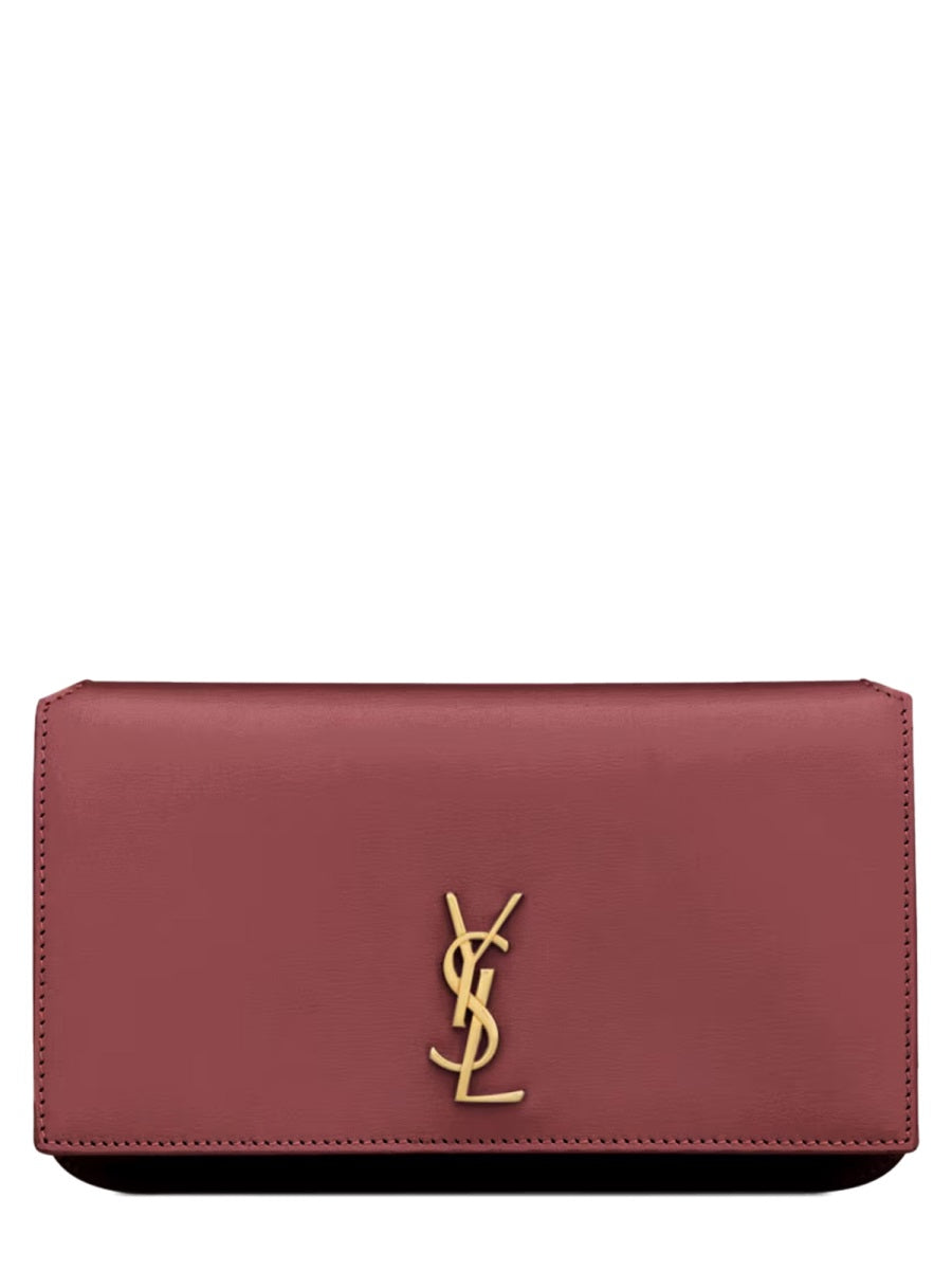 Saint Laurent Phone, Laptop & Gadget - Burgundy | Wanan Luxury