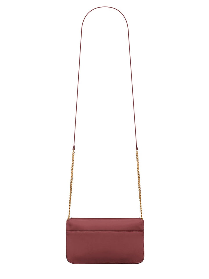 Saint Laurent Phone, Laptop & Gadget - Burgundy | Wanan Luxury