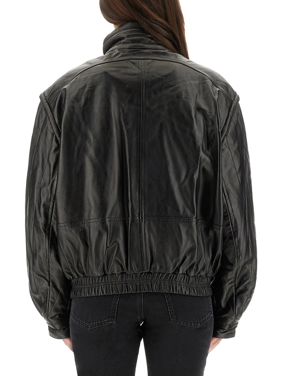 Isabel Marant Leather Jackets - Black | Wanan Luxury