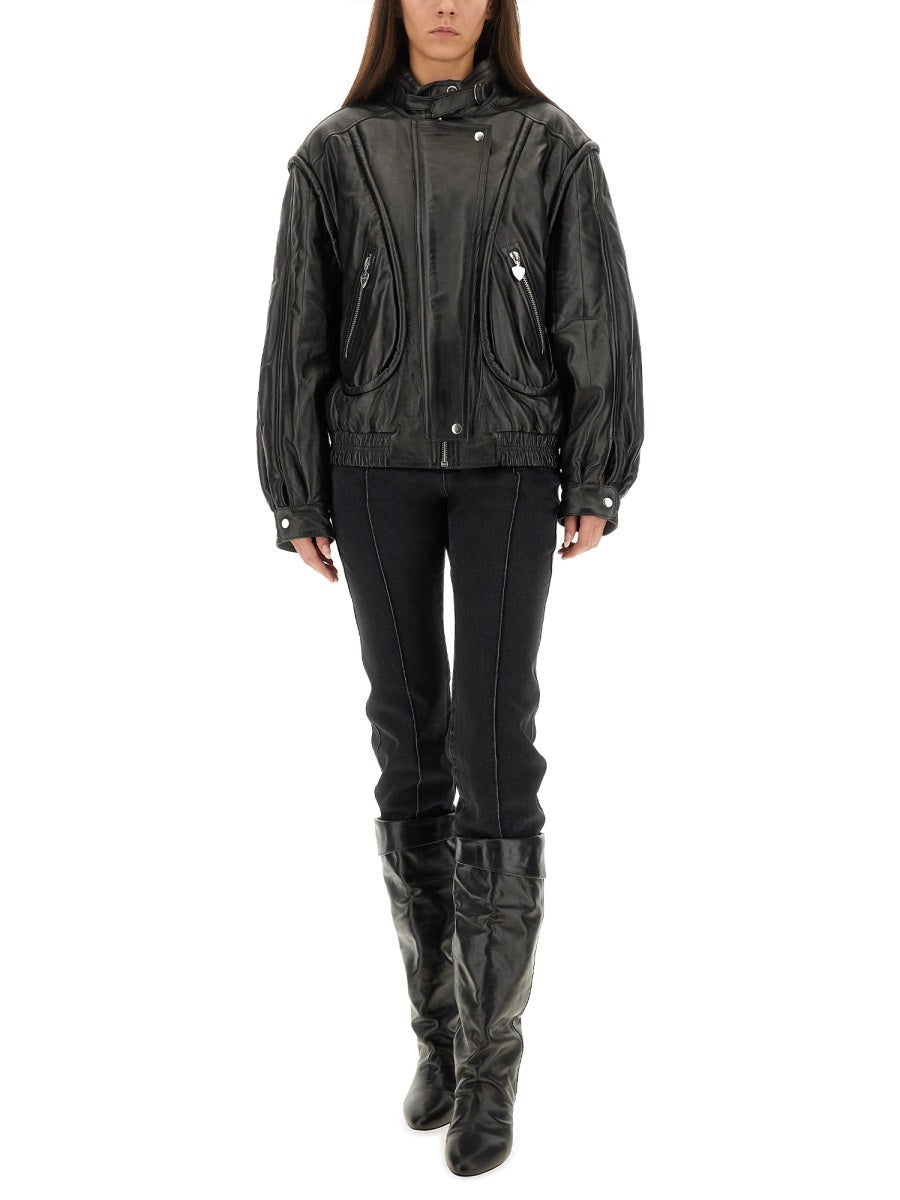 Isabel Marant Leather Jackets - Black | Wanan Luxury