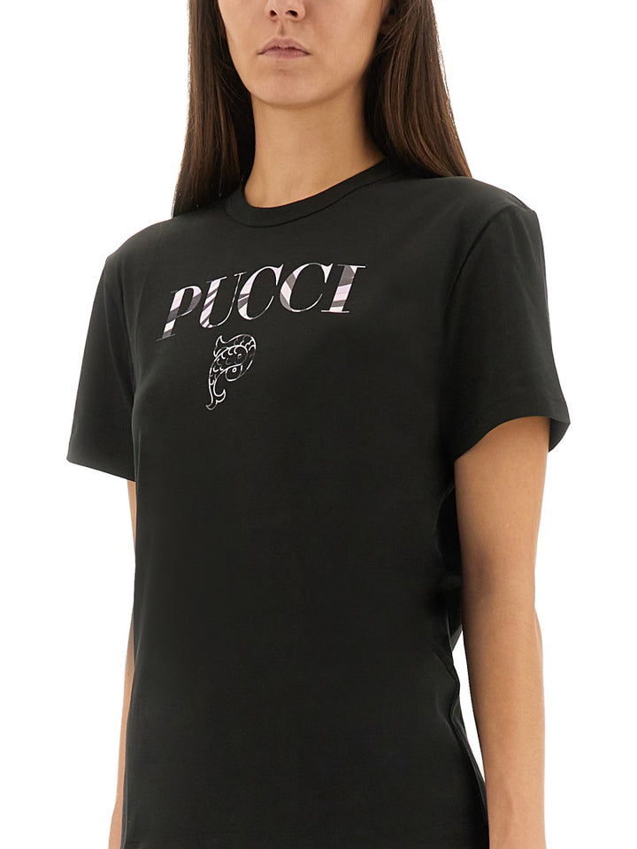 Emilio Pucci T shirts - Black | Wanan Luxury