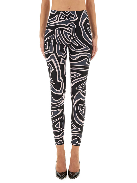 Labyrinth Print Leggings