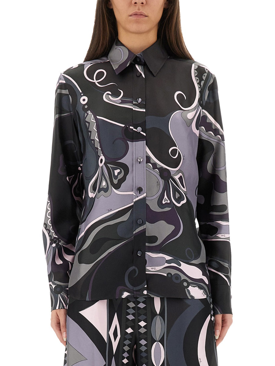 Emilio Pucci Shirts - Black | Wanan Luxury