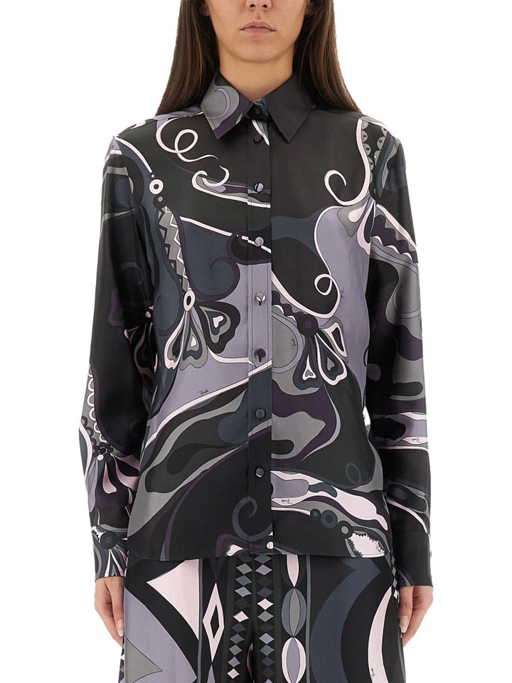 Emilio Pucci Shirts - Black | Wanan Luxury