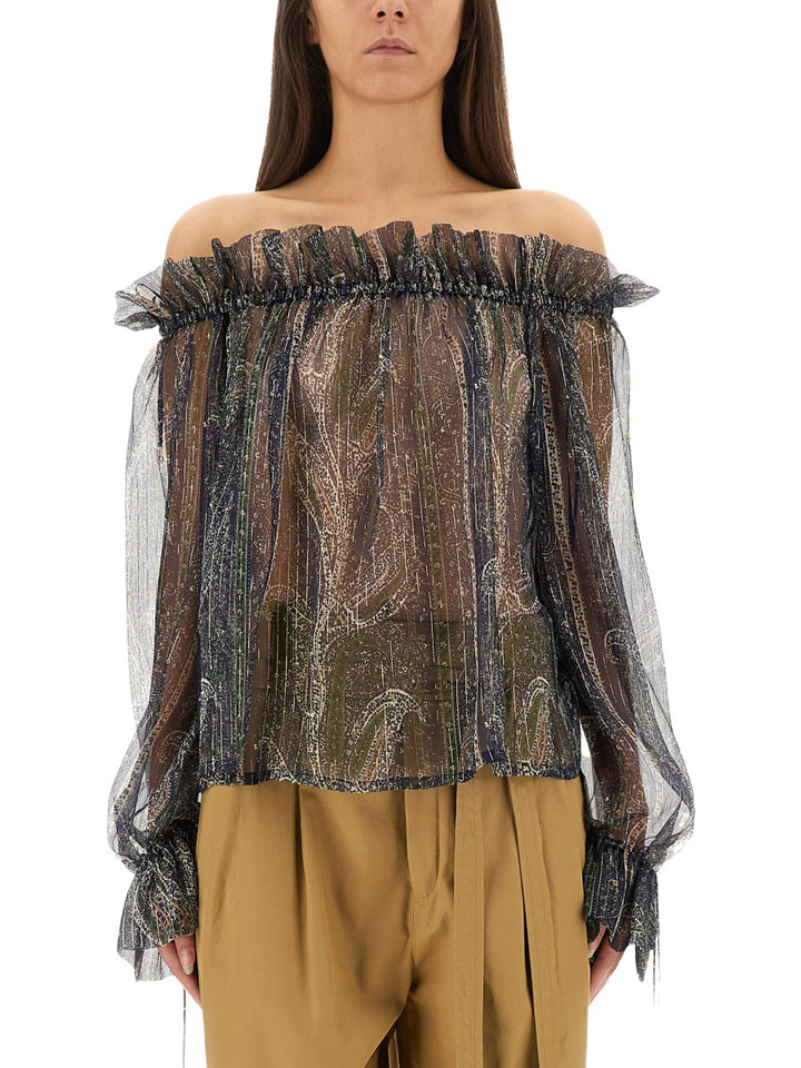 Saint Laurent Tops - Blue | d6847bf6e720a8a38b27778ff9c3bf6023f3b0d4