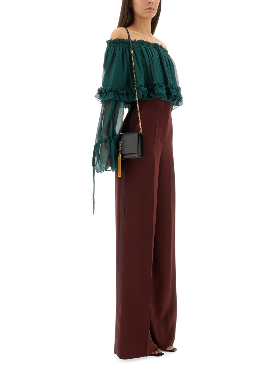 Saint Laurent Tops - Green | Wanan Luxury