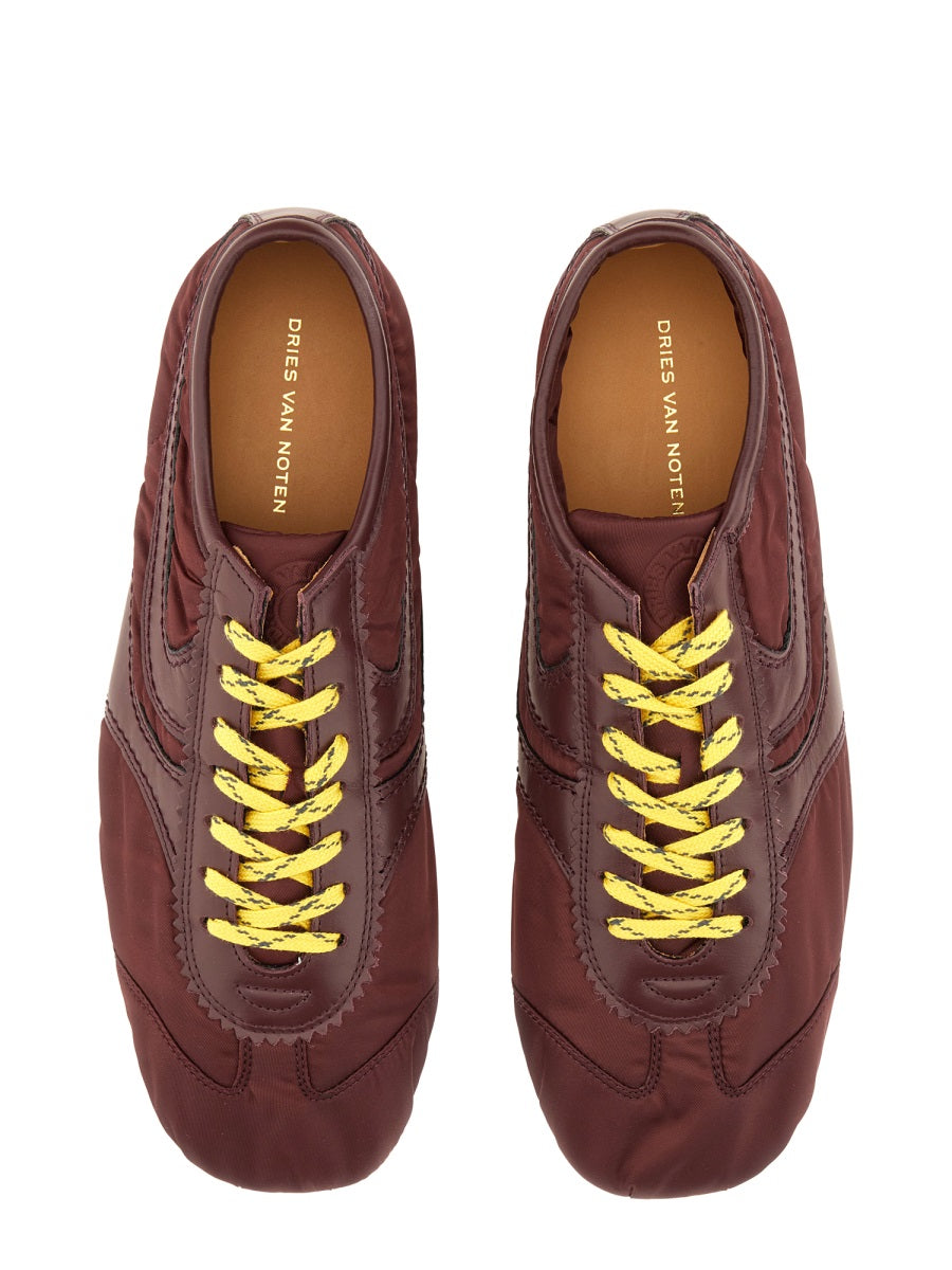 Dries Van Noten Sneakers - Burgundy | Wanan Luxury