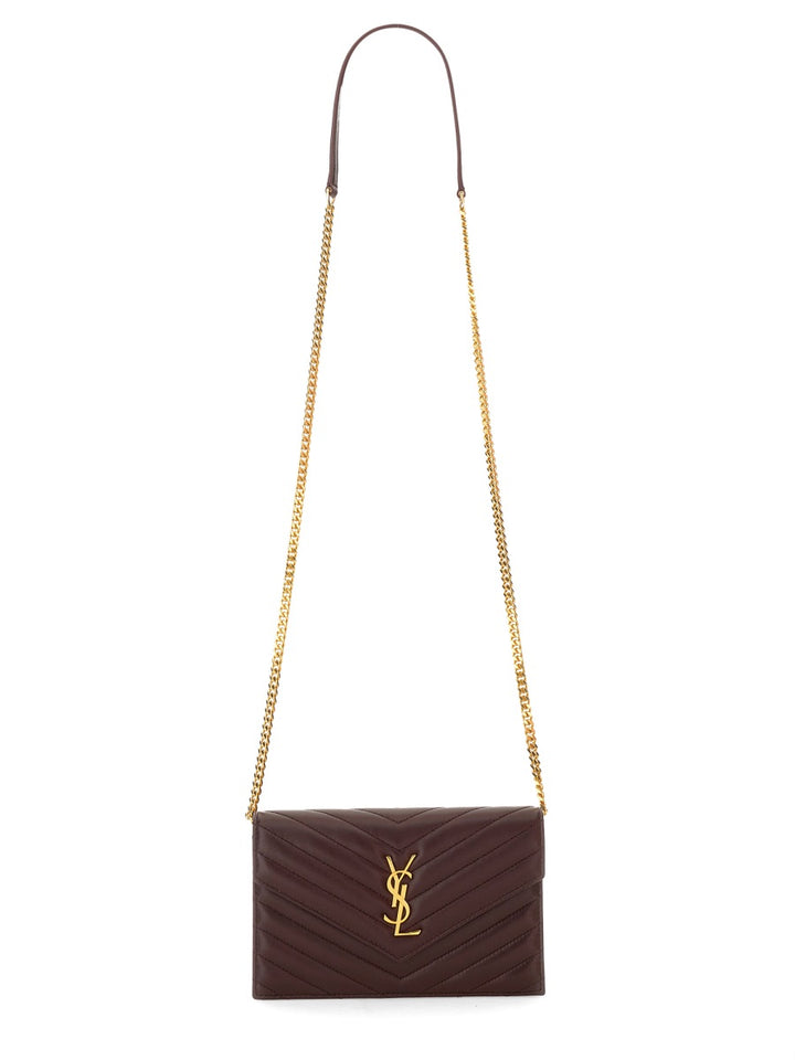 Saint Laurent Shoulder Bags - Burgundy | Wanan Luxury