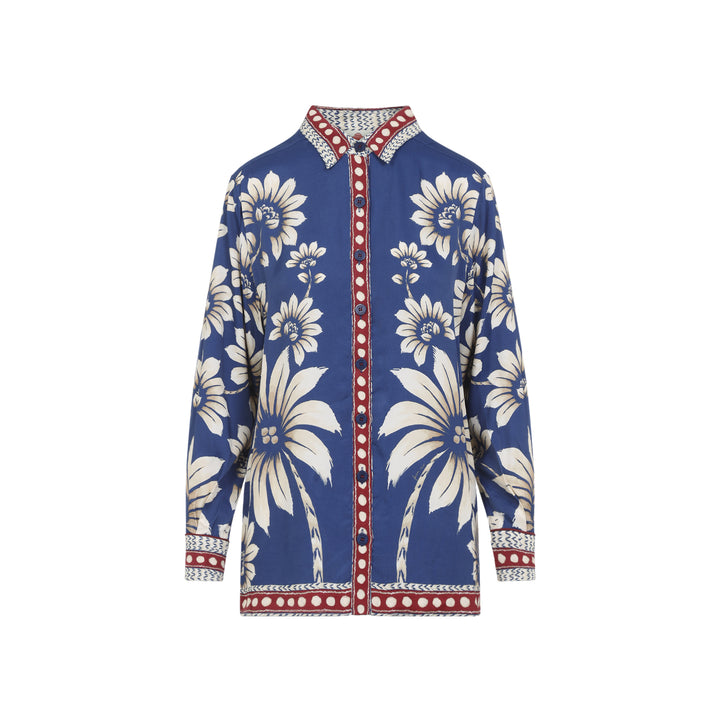 Farm Rio Shirts - Blue | cf441c1e2ba0bf5ed52cb12d2cc4e7ffaebe1071