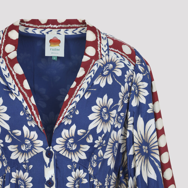 Farm Rio Mini dresses - Blue | a680eba09b285ff24b52a43ed343b11a13184e87