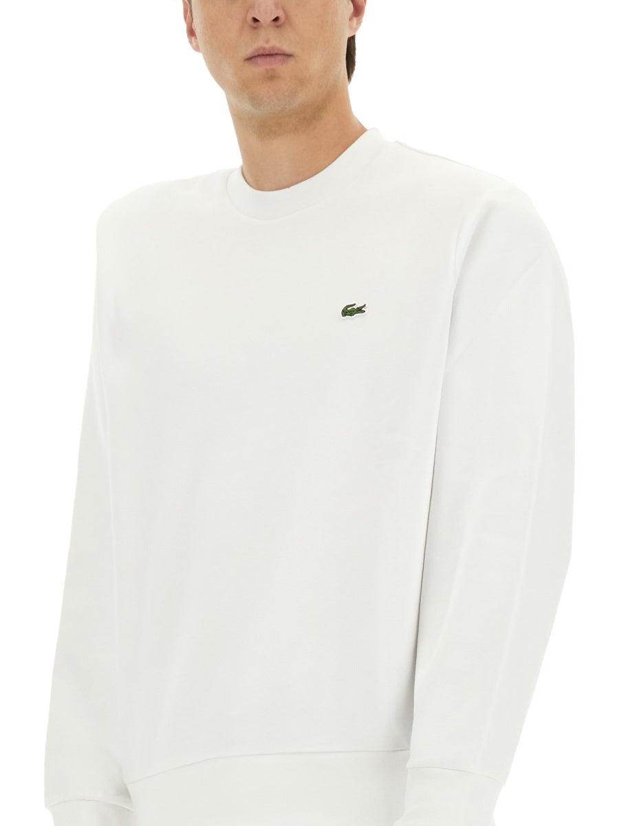 Lacoste Sweatshirts - White | Wanan Luxury